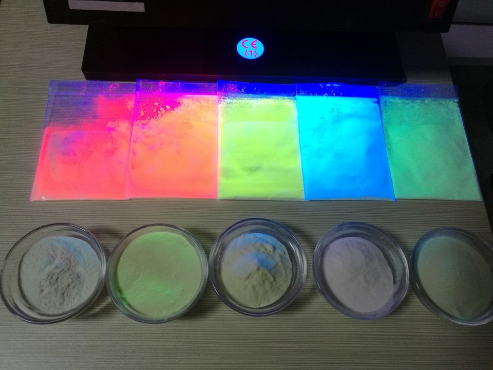 How UV invisible Fluorescent pigemnt& Luminous pigment work under UV light