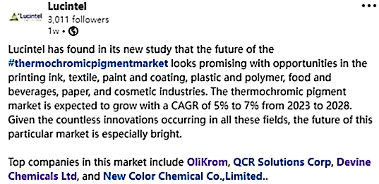 Breakthrough Innovation: New Color Chemical Co., Limited Leads the Thermochromic Pigment Market